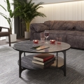 Mesa de centro VERSY 37x90 cm preto