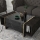Mesa de centro VEYRON 37,3x103,8 cm preto/ouro