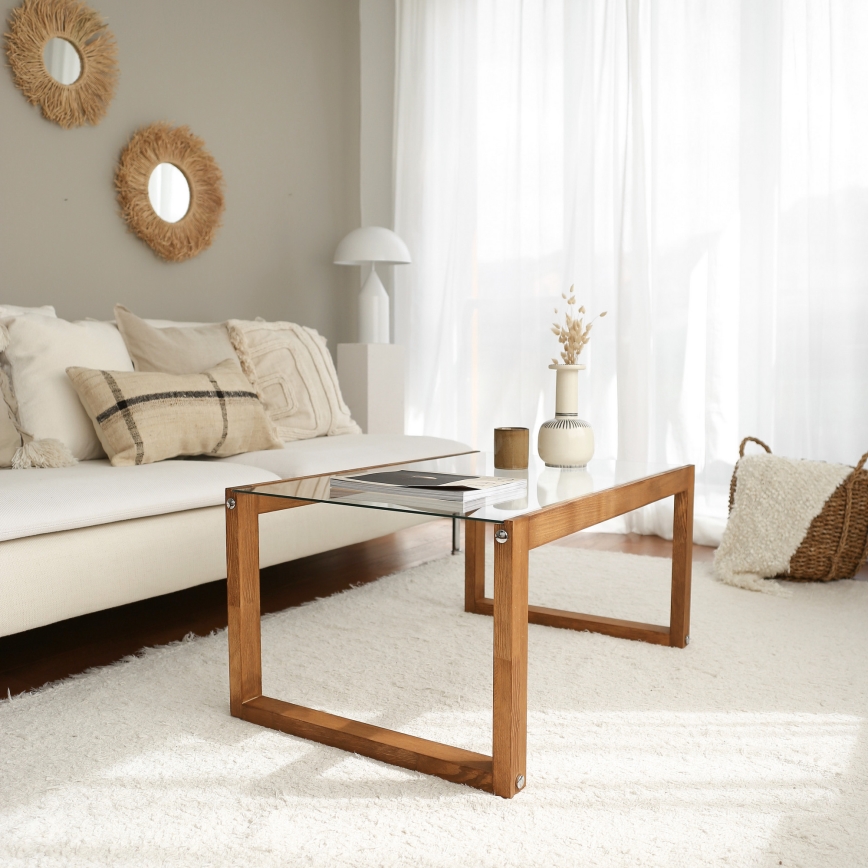 Mesa de centro VIA 40x85 cm pinho