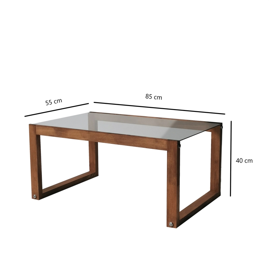 Mesa de centro VIA 40x85 cm pinho