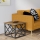 Mesa de centro WODA 42x53 cm castanho/preto