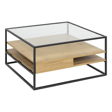 Mesa de centro ZEIN carvalho/preto