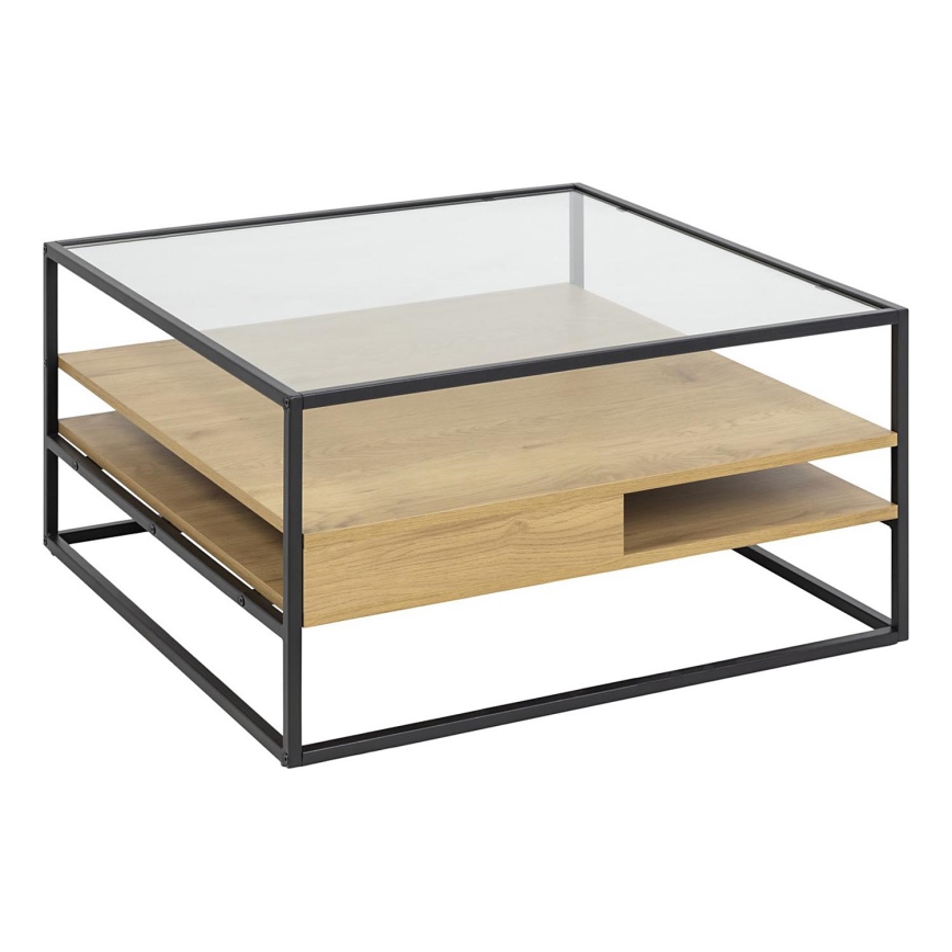 Mesa de centro ZEIN carvalho/preto