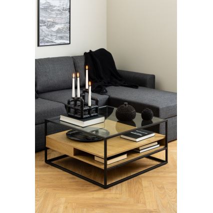 Mesa de centro ZEIN carvalho/preto