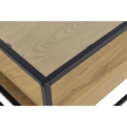 Mesa de centro ZEIN carvalho/preto