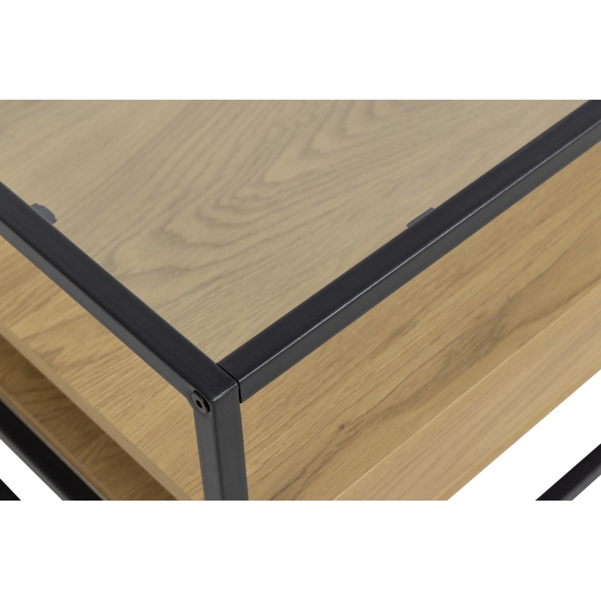 Mesa de centro ZEIN carvalho/preto