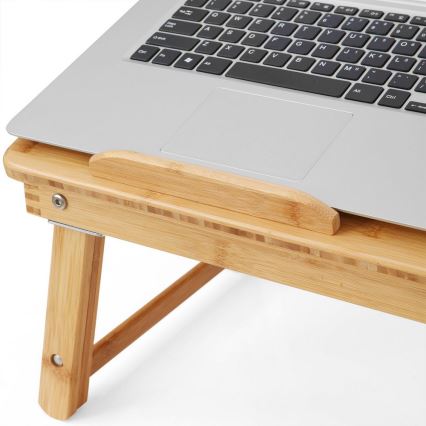 Mesa de computador ajustável para a cama LAT, castanha