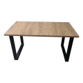 Mesa de jantar extensível COLIN carvalho