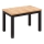Mesa de jantar extensível DOO carvalho artisan/preto