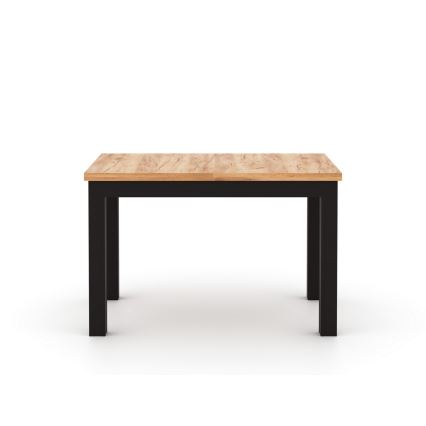 Mesa de jantar extensível DOO carvalho artisan/preto