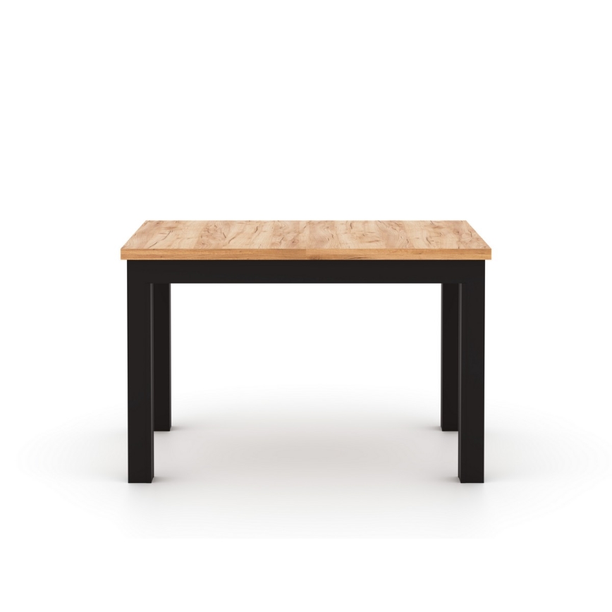 Mesa de jantar extensível DOO carvalho artisan/preto
