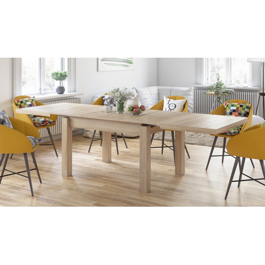 Mesa de jantar extensível para 12 pessoas RALF carvalho sonoma