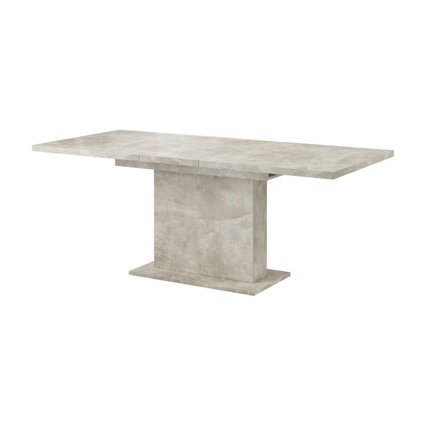 Mesa de jantar extensível STRAP betão cinzento