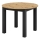 Mesa de jantar extensível WILY carvalho artisan/preta