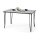 Mesa de jantar HALIJA cinza concreto