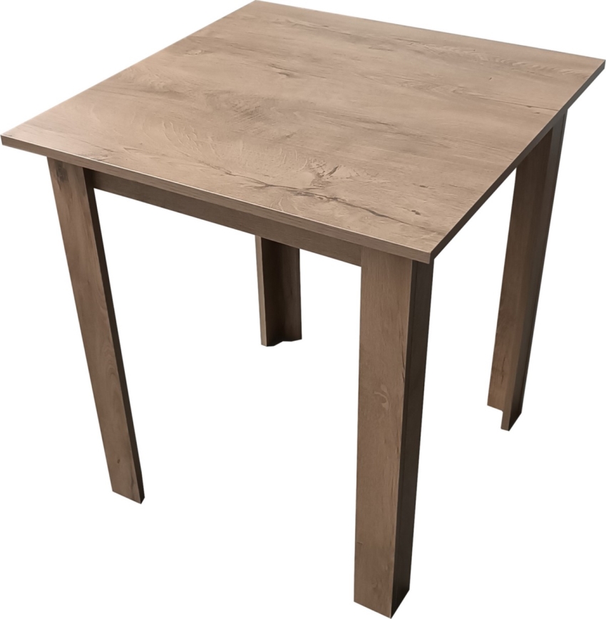 Mesa de jantar quadrada LEVI carvalho sonoma