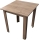 Mesa de jantar quadrada LEVI carvalho sonoma