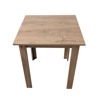 Mesa de jantar quadrada LEVI carvalho sonoma