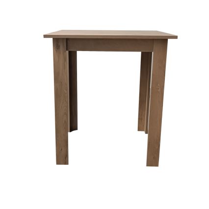 Mesa de jantar quadrada LEVI carvalho sonoma