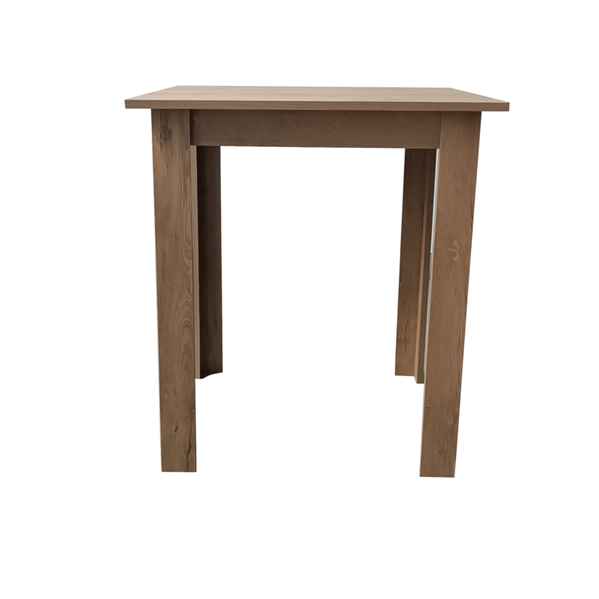 Mesa de jantar quadrada LEVI carvalho sonoma