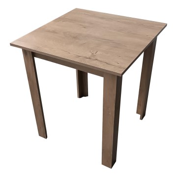Mesa de jantar quadrado LEVI carvalho sonoma