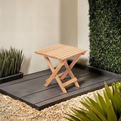 Mesa de jardim 40x40 cm faia