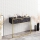 Mesa de parede POLKA 76,8x90 cm dourado/preto