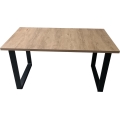 Mesa de refeição dobrável COLIN carvalho