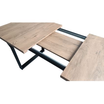 Mesa de refeição dobrável COLIN carvalho