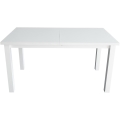 Mesa de refeição dobrável LIAM branco