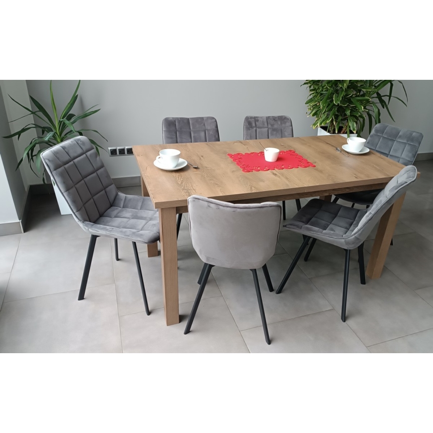 Mesa de refeição dobrável LIAM carvalho
