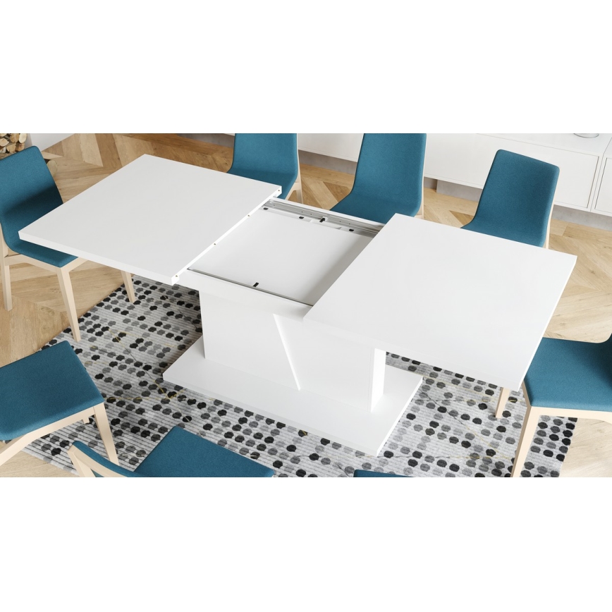 Mesa de refeição dobrável NINO branco