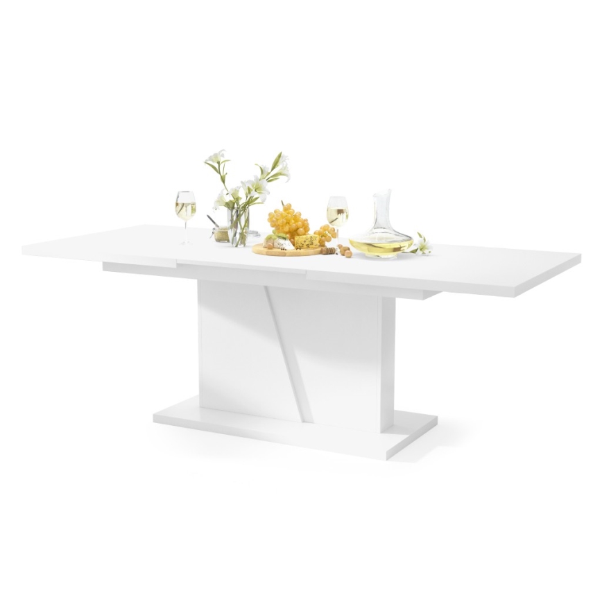 Mesa de refeição dobrável NINO branco