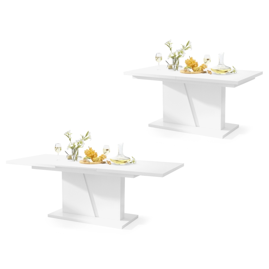 Mesa de refeição dobrável NINO branco