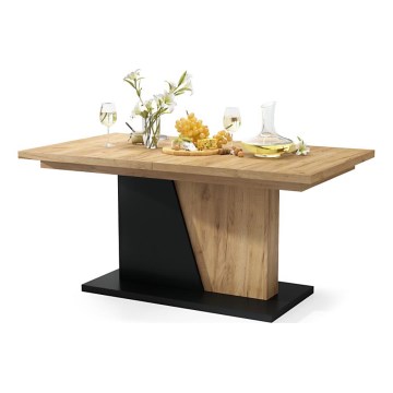 Mesa de refeição dobrável NINO carvalho/preto