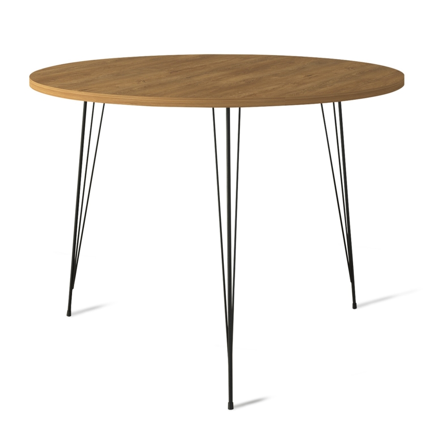Mesa de refeição SANDALF 75x90 cm castanho