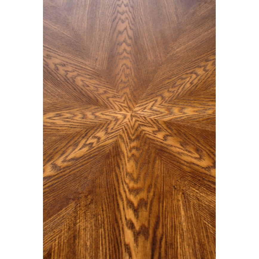 Mesa de refeições CARMELO 75x100 cm preto/castanho
