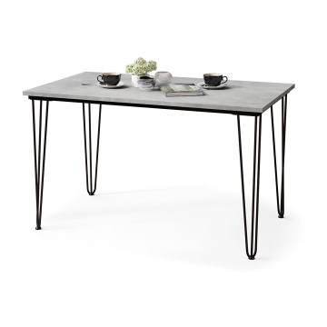 Mesa de refeições HALIJA cinzento