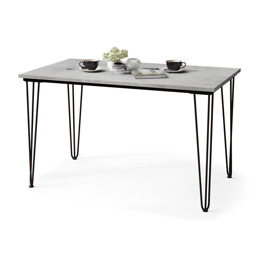 Mesa de refeições HALIJA cinzento