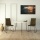Mesa de refeições SANDALF 75x90 cm branco/preto