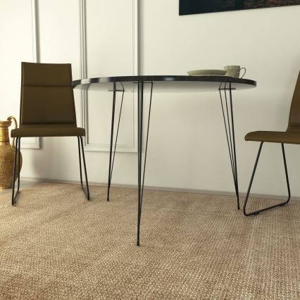 Mesa de refeições SANDALF 75x90 cm preto
