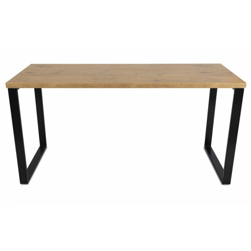 Mesa de trabalho BLAT 160x60 cm preto/castanho
