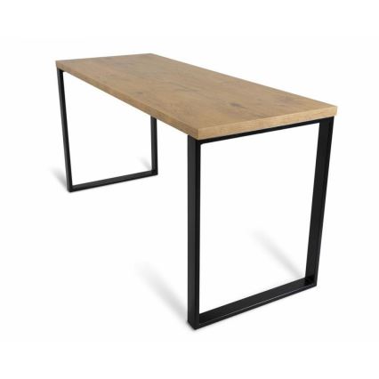 Mesa de trabalho BLAT 160x60 cm preto/castanho