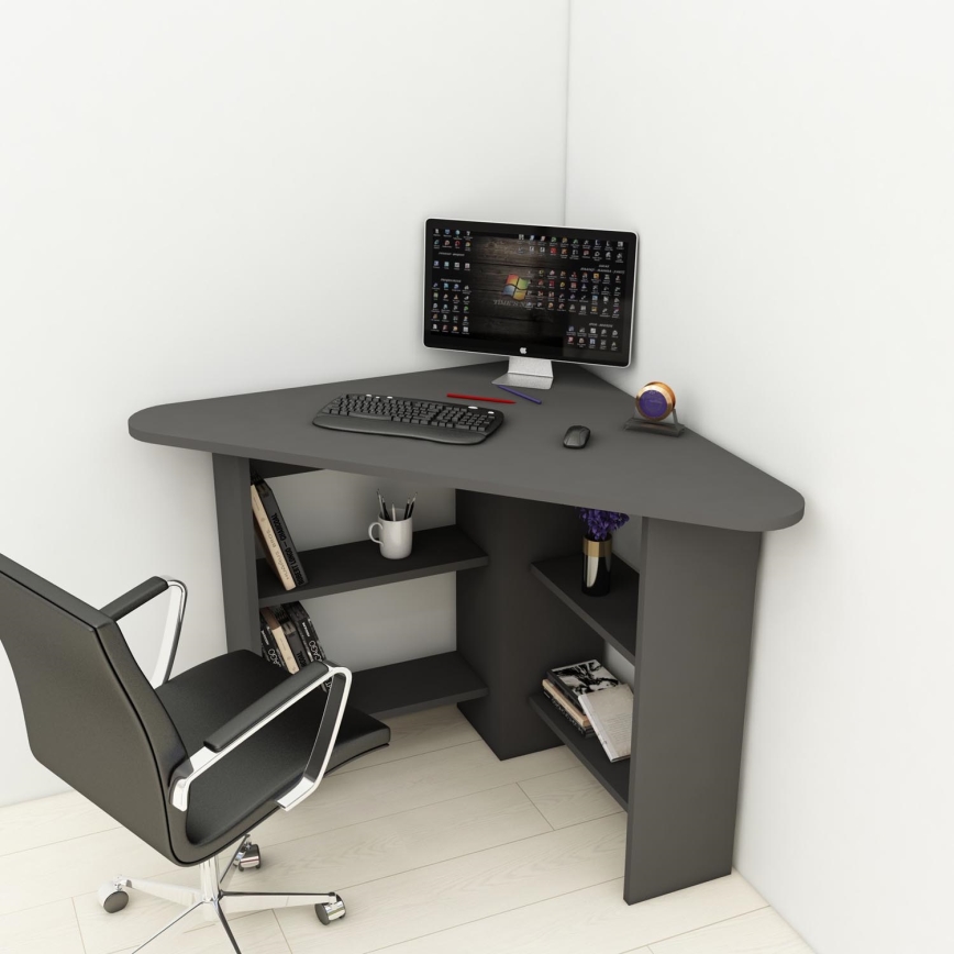 Mesa de trabalho CORNER 73,8x80 cm antracite