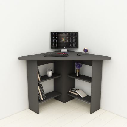 Mesa de trabalho CORNER 73,8x80 cm antracite