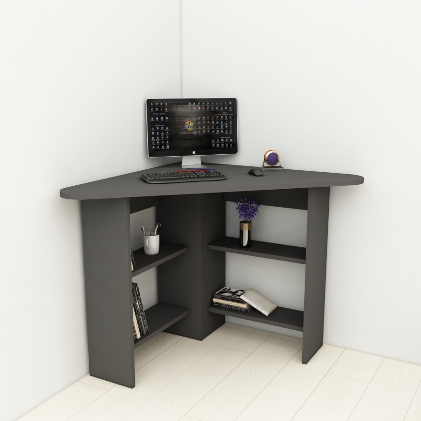 Mesa de trabalho CORNER 73,8x80 cm antracite