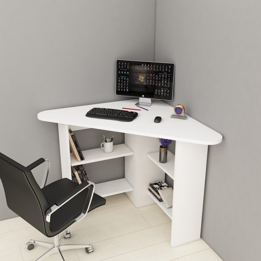 Mesa de trabalho CORNER 73,8x80 cm branco