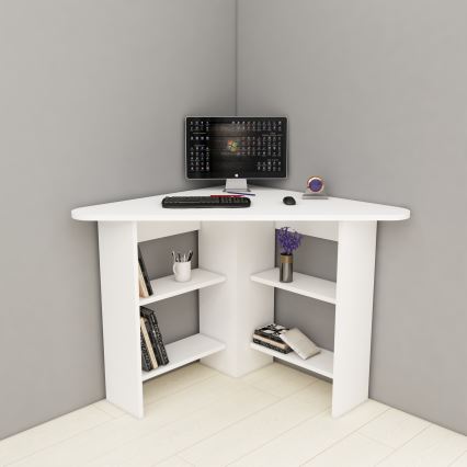 Mesa de trabalho CORNER 73,8x80 cm branco