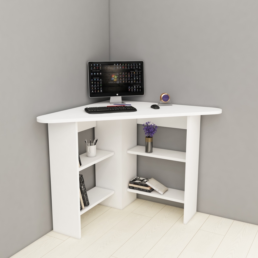Mesa de trabalho CORNER 73,8x80 cm branco
