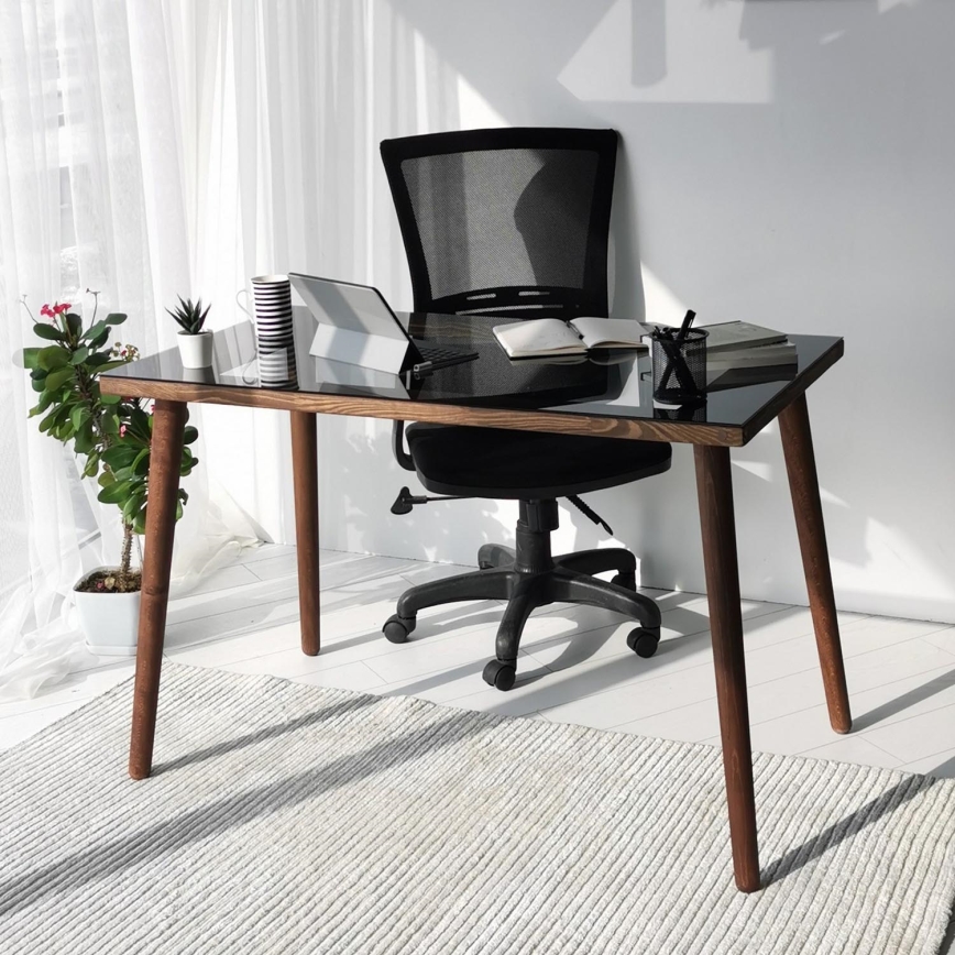 Mesa de trabalho COZY 73x110 cm pinho/preto